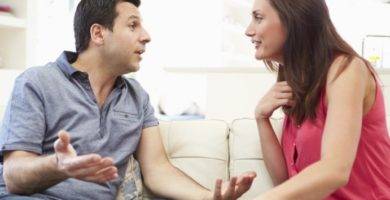 Habla con tu esposo marido o esposa manteniendo el foco